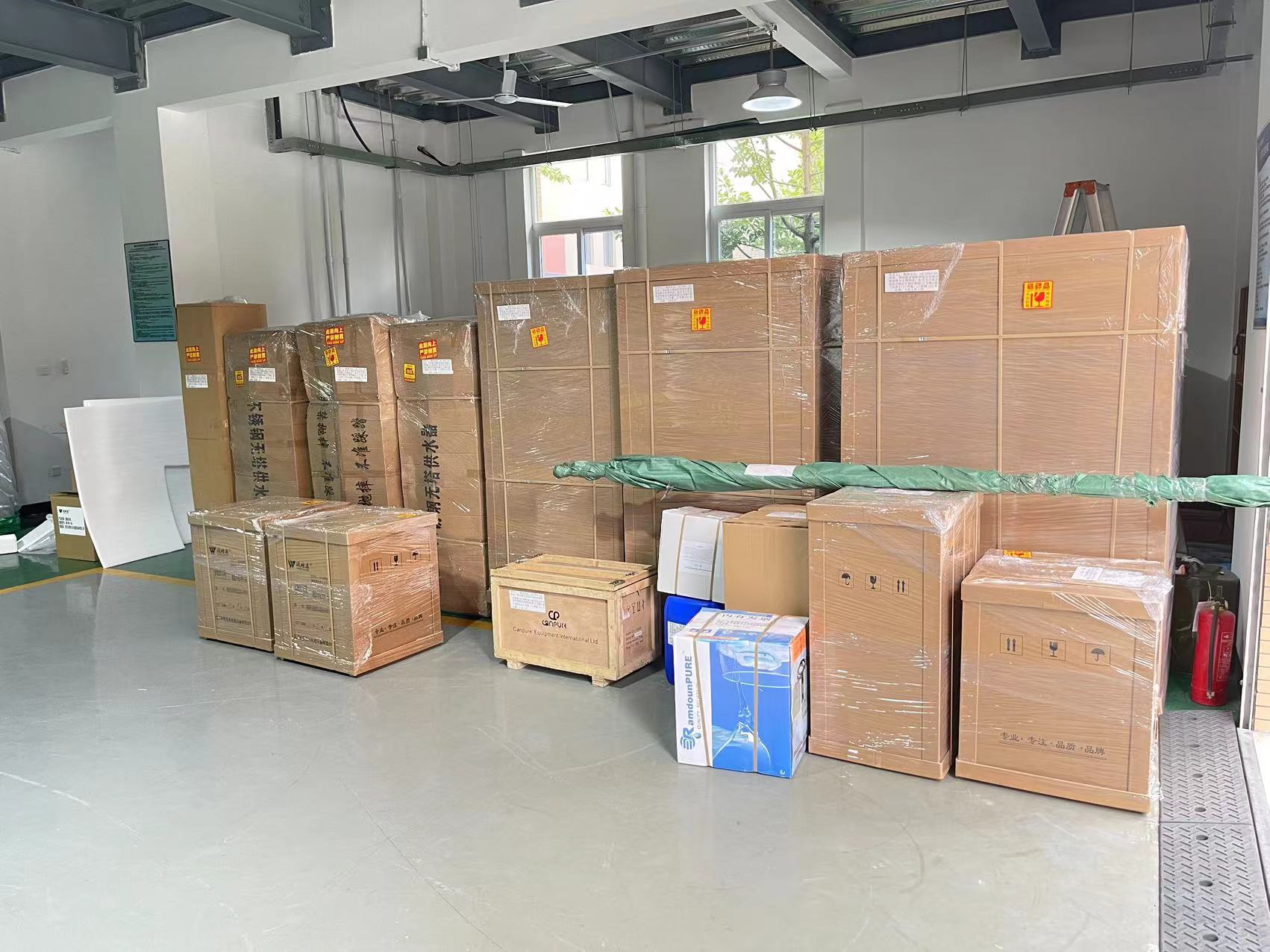 水處理（lǐ）設備發貨現場